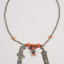 Amulet Necklace, Silver: engraved; coral beads, late 19th–early 20th century - Thumbnail 3