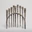 David Palombo, Hanukkah Lamp, Wrought iron: painted, c. 1960–66 - Thumbnail 1