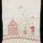 Fanny and Bessie Lipschitz, Sabbath Towel, Linen: embroidered with cotton thread, 1895-1900 - Thumbnail 3