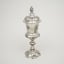 G H, Presentation Covered Kiddush Cup, Silver: repoussé, engraved, 1855 (date of earliest inscription) - Thumbnail 1
