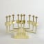 Yaacov Agam, Hanukkah Lamp CandelabrAgam, Copper alloy: cast; ball bearings, c. 1980 - Thumbnail 2