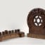 Arnold Zadikow, Hanukkah Lamp, Wood: carved, 1942 - Thumbnail 1