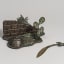 Desk Set, Bronze: cast, patinated, 1950s - Thumbnail 2