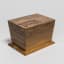 Arieh Klein, Ltd., Etrog Container, Olive wood; copper alloy: cast, c. 1955-1970 - Thumbnail 3