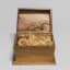 Arieh Klein, Ltd., Etrog Container, Olive wood; copper alloy: cast, c. 1955-1970 - Thumbnail 1