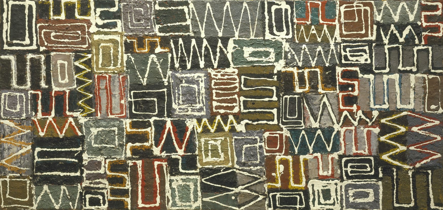 Lee Krasner, Untitled, Oil on canvas, 1948