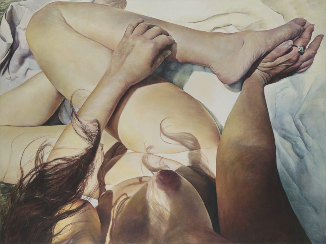 Joan Semmel, Sunlight, Oil on canvas, 1978