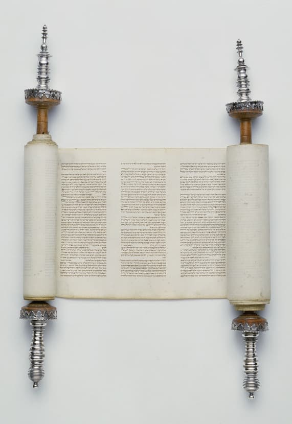 The Jewish Museum - Collection - Torah Scroll and Staves