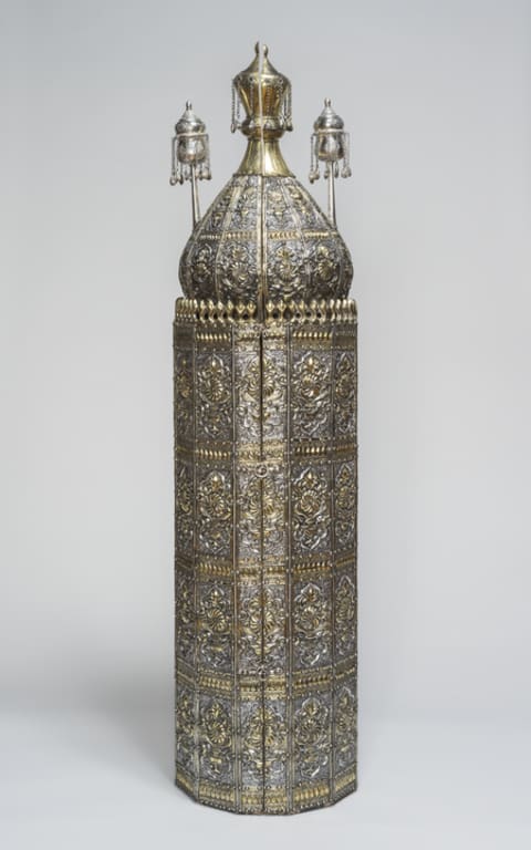 The Jewish Museum - Collection - Torah Scroll and Staves