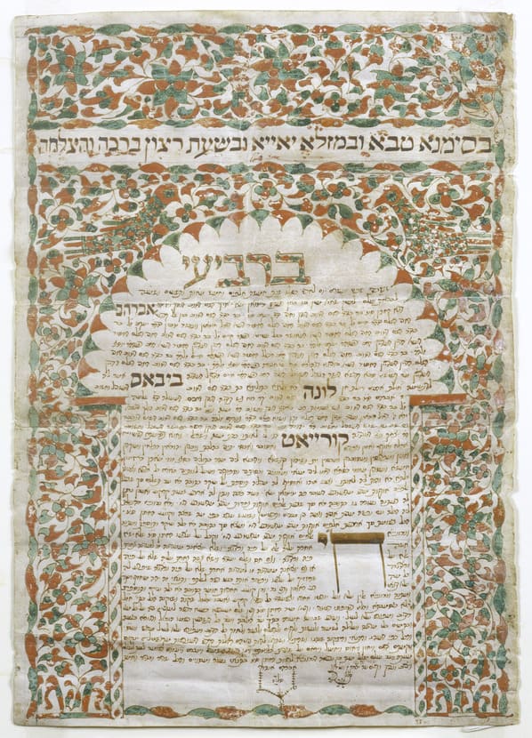 The Jewish Museum - Online Collection - Marriage Contract