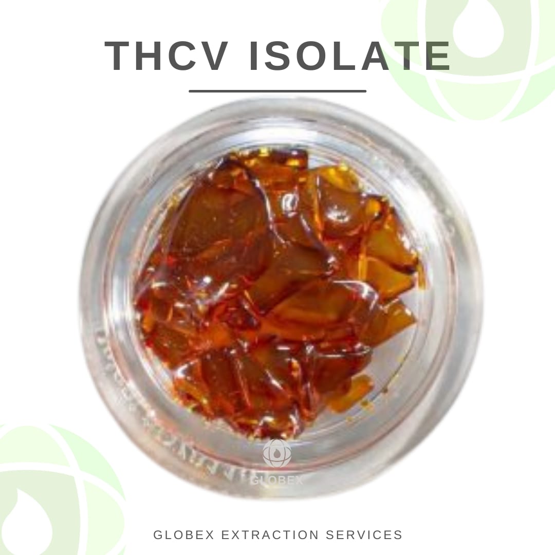 95.5% THCV アイソレート 原料 1g CBD CBN CBG