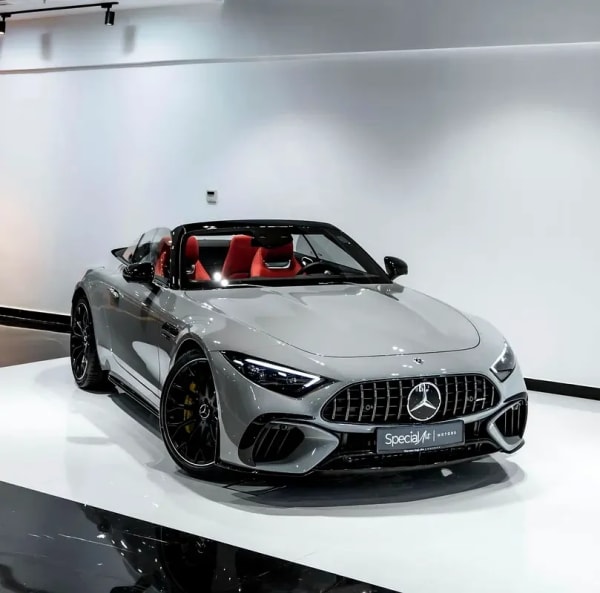 2022 Mercedes-AMG SL63 4MATIC+ Soft Top Convertible Red Nappa
