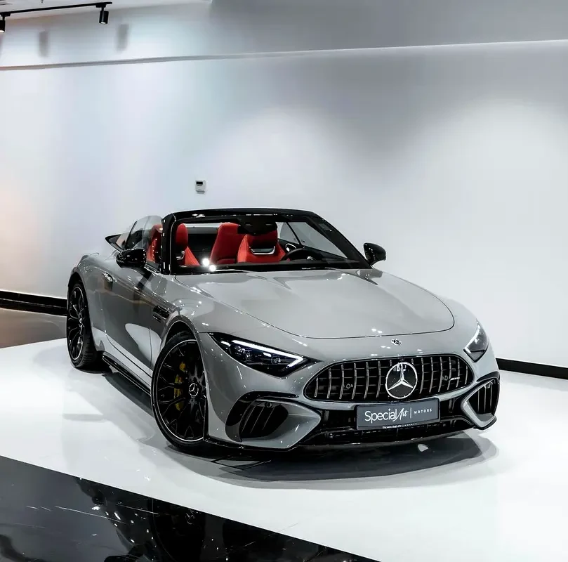 2022 Mercedes-AMG SL63 4MATIC+ Soft Top Convertible Red Nappa - View 1