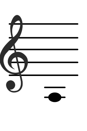 treble clef notes trumpet