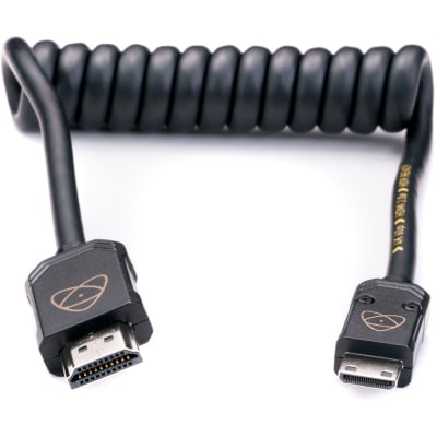 ATOMOS ATOMFLEX COILED MINI-HDMI TO HDMI CABLE (12 TO 24")