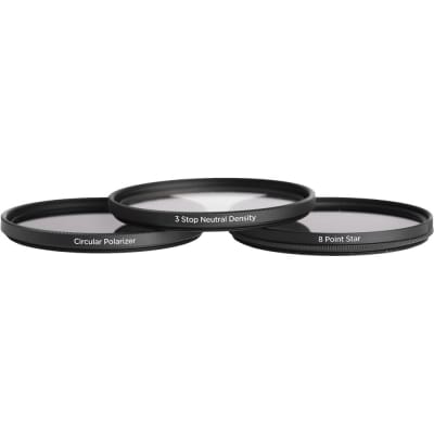 LENSBABY 46MM NEUTRAL DENSITY, CIRCULAR POLARIZER, AND STAR FILTER KIT