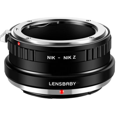 LENSBABY NIKON F-MOUNT LENS TO NIKON Z-MOUNT CAMERA BODY LENS MOUNT CONVERTER