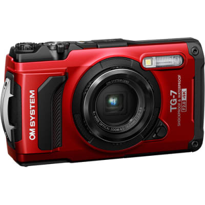 OLYMPUS TG-7 UNDERWATER CAMERA RED