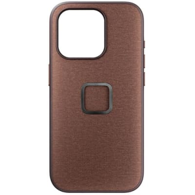 PEAK DESIGN EVERYDAY CASE V2 FOR IPHONE 15 PRO (REDWOOD)