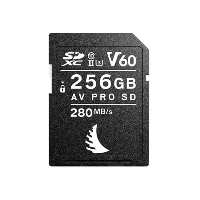 ANGELBIRD 256GB SDXC UHS-II V60 MEMORY CARD / AV PRO MK2 / 280 MB/S