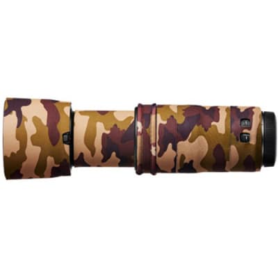 EASYCOVER LENS OAK NEOPRENE COVER FOR CANON RF 100-400MM F/5.6-8 IS USM (BROWN CAMOUFLAGE)