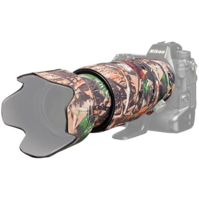 EASYCOVER LENS OAK NEOPRENE COVER FOR NIKON NIKKOR Z 100-400MM F/4.5-5.6 VR S LENS (NIKON Z, FOREST CAMO)