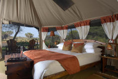 Luxury Tent - King Double at Atua Enkop Africa - Elephant Bedroom Camp