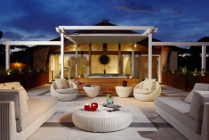 RedLevel Emperor Penthouse Master Suite with Terrace at Gran Melia Rome Villa Agrippina