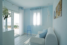 Junior suite room with sea view at Anemoessa Boutique Hotel - Mykonos