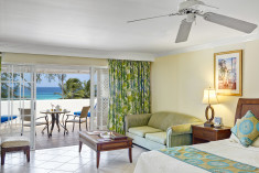 Deluxe Ocean view Jr. Suite  at Turtle Beach