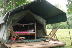 Tent at Rweteera Safari Park
