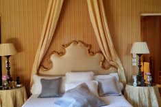 Imperial Suite (offered to the Bride for the first night) at Chateau Romanov built in 1865