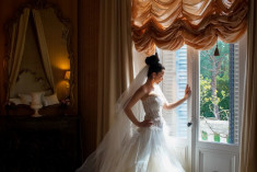 Imperial Suite (offered to the Bride for the first night) at Chateau Romanov built in 1865