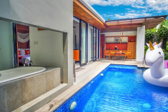 ONE BEDROOM PRIVATE POOL VILLA at Abia Villas, Legian