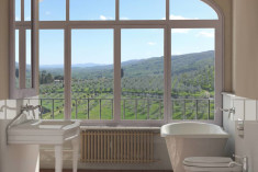 Palatial Tuscan View at Torre a Cona Wine Estate