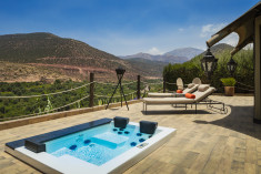 Berber Tent with private hot tub at Kasbah Tamadot - Luxury Holidays | Atlas Mountains Morocco