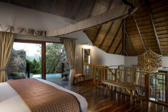 Master Suite with plunge pool  at Ulusaba Private Game Reserve 