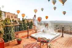 Royal King Suite with Outdoor Hot Tub at Taskonaklar - A dream BOUTIQUE style CAVE HOTEL CAPPADOCIA at Uçhisar