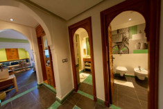 Garden View Deluxe Double Room with Terrace  at Hôtel Jaal Riad Resort - Adults Only