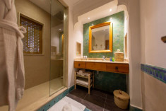 Garden View Deluxe Double Room with Terrace  at Hôtel Jaal Riad Resort - Adults Only