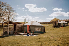 Bivouac Meadow Yurts  at Swinton Estate