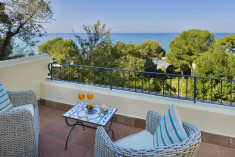 Superior Terrace with Sea View at Palazzo Belmonte