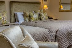 Superior Twin Room at Rushton Hall Hotel and Spa
