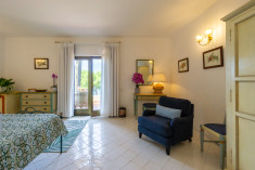 Garden Room with Private Terrace and Sea Views at Palazzo Belmonte