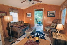 Sunset Pond Cabin at BlissWood Bed & Breakfast Ranch