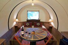 Conestoga Covered Wagon at BlissWood Bed & Breakfast Ranch