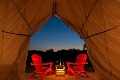 Grand Safari Tent at BlissWood Bed & Breakfast Ranch