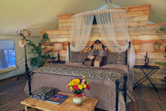Grand Safari Tent at BlissWood Bed & Breakfast Ranch
