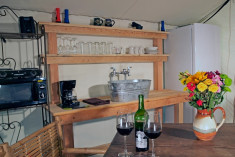 Grand Safari Tent at BlissWood Bed & Breakfast Ranch