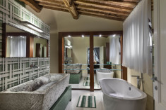 Master bedroom at Pieve di San Giovanni